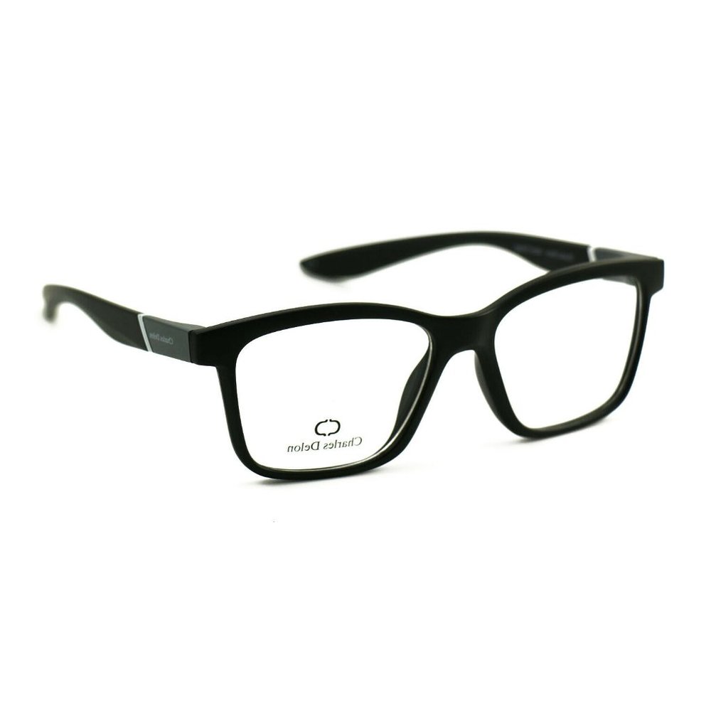 Charles Delon Square  Style Grey/Black Frame